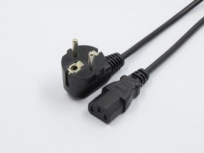 Minatore nero Components, 1,5 metri di ASIC del CE di M21s Antminer di cavo di alimentazione