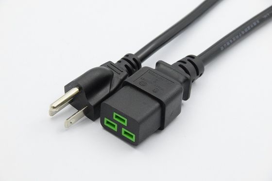Minatore nero Components, 1,5 metri di ASIC del CE di M21s Antminer di cavo di alimentazione