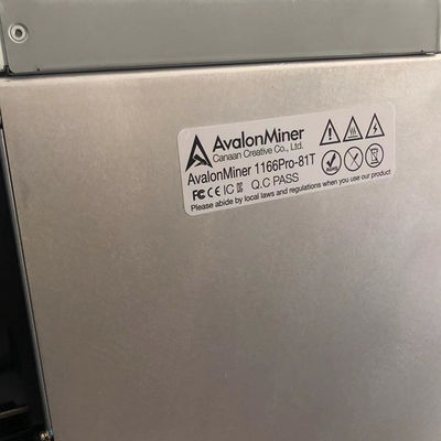Canaan Avalon 1166 pro 81t, minatore del blockchain della macchina d'estrazione di Bitcoin Asic