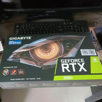 Tre GIOCO grafico OC 12G GDDR6 di NVIDIA Gigabyte RTX 3060 delle schede video di fan